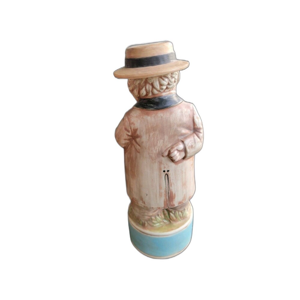 5 Vintage 1970s Alberta's Mold Hand Painted Ceramic Liquor Decanters w Lids - Picture 13 of 16